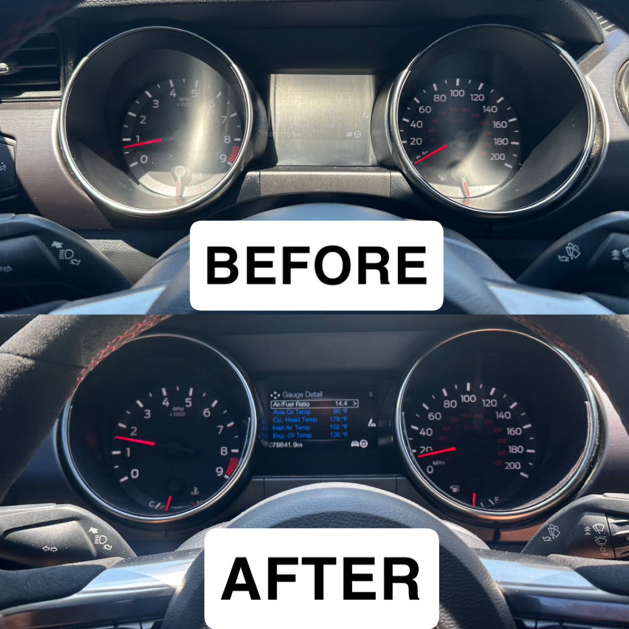 Gauge Shade for S550 Mustang